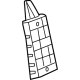GM 84169741 Inner Center Pillar Reinforcement Plate, Driver Side