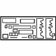 GM 22981263 Fuse Box Label, Rear