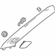 GM 26216049 Windshield Pillar Trim, Black, Passenger Side