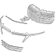 GM 85573300 Grille Assembly, Front Upper