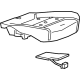 GM 84940329 Seat Cushion Pad, Front Passenger Side