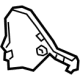 GM 84559186 Inner Finish Panel, Jet Black, Front Passenger Side