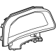 GM 84606941 Cluster Bezel, Jet Black, Driver Side