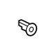 GM 84246435 Release Switch, Black, Rear Driver Side