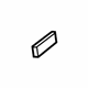 GM 19316844 Roller Bumper, Rear Upper