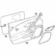 GM 23204200 Door Trim Panel, Black; Gray, Driver Side