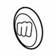 GM 10426418 Emblem, Front