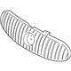 GM 10424647 Grille, Gray