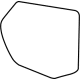 GM 84642720 Mirror Glass, Rear Driver Side