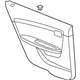 GM 25783652 Door Trim Panel, Rear Passenger Side