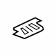 GM 20831567 Hinge Pillar Reinforcement Baffle, Front Driver Side