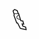 GM 22766652 Fender Mounting Bracket, Front