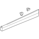 GM 42810323 Lower Molding, Front Driver Side