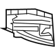 GM 22925851 Rail Extension, Driver Side