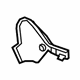 GM 23307787 Inner Finish Panel, Black, Front Passenger Side