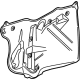 GM 84697940 Water Deflector, Front Driver Side