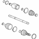 GM 42758441 Axle Assembly, Front Driver Side