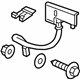 GM 84718870 Flex Hose, Front Passenger Side