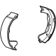 GM 84523897 Parking Brake Shoes, Rear