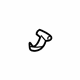 GM 15709128 Tow Hook, Passenger Side