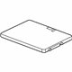 GM 15792939 Insert Panel, Rear