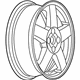GM 9593529 Wheel, Alloy, Silver