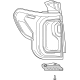 GM 84746544 Tail Lamp, Rear Passenger Side