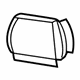 GM 19151697 Headrest Cover, Driver Side