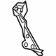 GM 22794521 Upper Trim Bracket, Driver Side