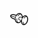 GM 11569700 Upper Center Pillar Trim Clip, Outer, Plastic