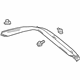 GM 39110044 Upper Gate Trim, Black, Passenger Side