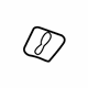 GM 84242996 Rear Sill Plate Cover, Black