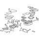 GM 84079926 Seat Assembly, Jet Black, Front Center