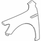 GM 26243591 Fender, Front Passenger Side