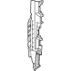 GM 84252890 Side Baffle, Passenger Side