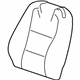 GM 22795645 Seat Back Cover, Front Driver Side