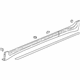 GM 84359270 Rocker Molding, Black, Driver Side