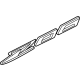 GM 85569810 Nameplate, Galvano Silver, Rear Driver Side