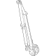 GM 42785393 Lap & Shoulder Belt, Gray, Driver Side