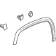 GM 84899336 Wheel Opening Molding, Black, Front Driver Side