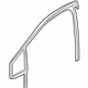 GM 42686961 Run Weatherstrip, Black, Front Passenger Side