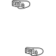 GM 84462836 Side Bracket, Driver Side