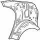 GM 84248234 Inner Panel, Rear Driver Side