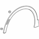 GM 84626701 Wheel Opening Molding, Black, Front Driver Side
