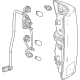 GM 85651742 Tail Lamp, Rear Driver Side