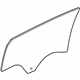 GM 13464560 Door Glass, Rear Driver Side