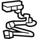 GM 13553834 Actuator, Front