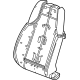 GM 85666462 Seat Back Pad, Front