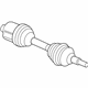 GM 25989508 Axle Assembly, Front Driver Side