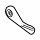 GM 42435821 Recline Handle, Ash Gray, Front